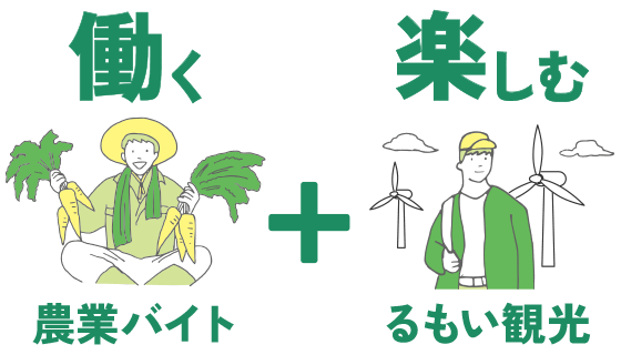 働く＋楽しむ